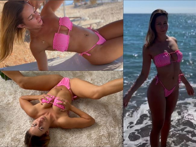 Lia Fox Porno Video: cream**e für Badenixe Lia!