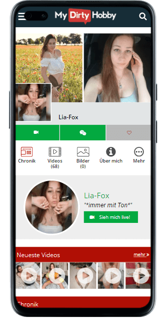 Lia Fox bei MyDirtyHobby